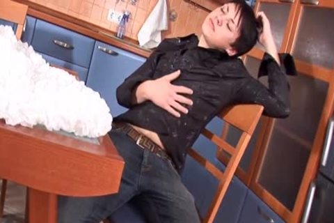 Teenage European Teenager Plays With His 10-Pounder And Bursts Up Over Himself For u