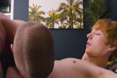 Redhead twink bareback Flip bang With Kyle Brant