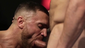 MEN: Muscle latin rushes hard ramming
