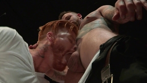 RagingStallion: Hairy inked bodybuilder anal fucking