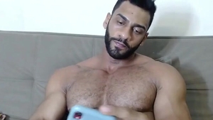handsome fellow Has An Large O Whilst Cums
