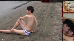 GayAsianNetwork - Takumi & Japan bareback contest at the beach