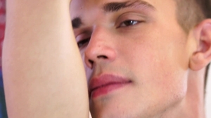 BoyFun: Shaved Kade show uncut dick