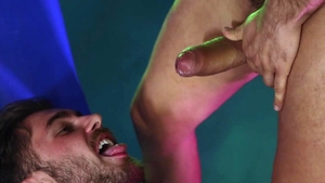 Falcon Studios - Hairy Craig Marks masturbating in swimsuit
