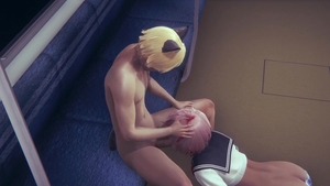Yaoi Femboy - Fer Sex In Subway