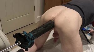 biggest sextoy Rammed Hard And Fast After penis Pumping - nail Machine