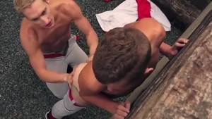 Two Baseball boyz nailing Each Other