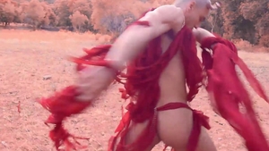 Fantasy Xtudio - Bastian Karim jerking huge balls outdoors