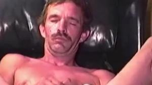 Rugged straight Daddy Sucks ramrod For specie