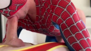 Spiderman boned Flash