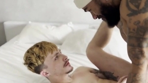 BBC pounding Bottom lad bareback