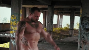 This gay Erotic movie scene Presents A Russian Bodybuilder In The Simplest Form.