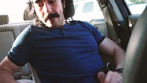 almost CAUGHT stroking In The PARKING Lot ON My LUNCH BREAK whilst SEXTING A FAN In My CAR