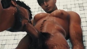 Football trainer dad - movie scene 4 (OVA): The Locker Room