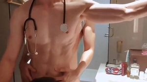 asian Doctor plow By Patient At Home