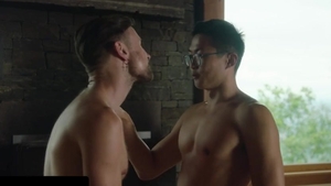 oriental man With A large dick bonks brawny White hoe