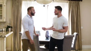 Watch You Cheat: Dark-haired Dudes Deliver the Deep Throat