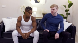 Jerk Buddies: Blonde Cutie Rides the Redhead's Pole