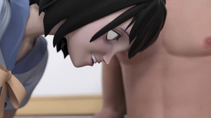 Hentai Sex School: Nathan, Penny & Misty Explore Yaoi