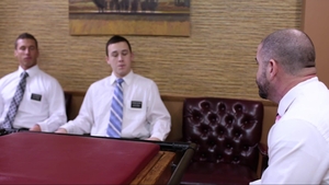 Missionary Boys: Blue Eyes Gazing at Ass