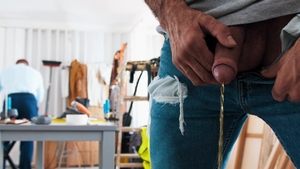 Men: A Sticky Mess at the Building Site