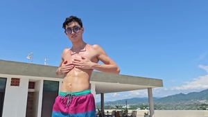 AmateurGayPOV: Beach Blanket Bonding Time