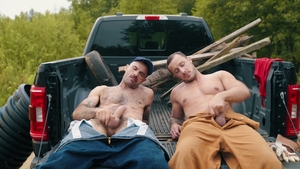 Jerk Buddies: Lusty Young Farmers Share a Load