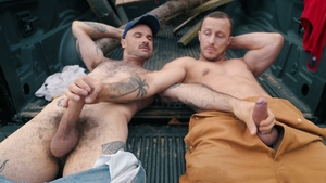 Jerk Buddies: Lusty Young Farmers Share a Load