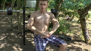 Sunset Seduction - Showering & Stiffening