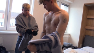 Thrusting Deep into Both Beautiful Asses