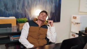 Two Men, One Desk: A Recipe for Messy Fun