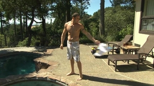 Next Door Male: The Sun Brings Heat for Spencer Reed's Stiffy