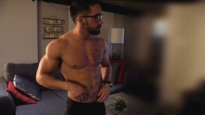 Muscular Zack Lets It All Hang Out Here